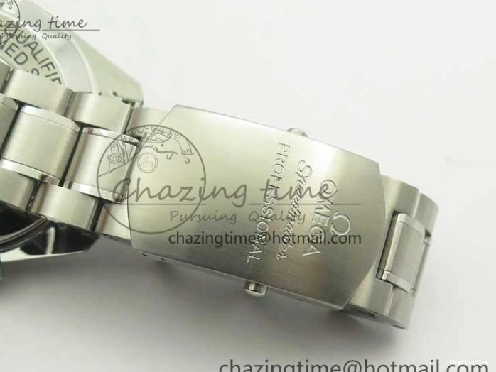 0114 Durable Speedmaster Professional SS OMF Best Edition Black Dial on SS Bracelet Manual Winding Chrono Movement 7995